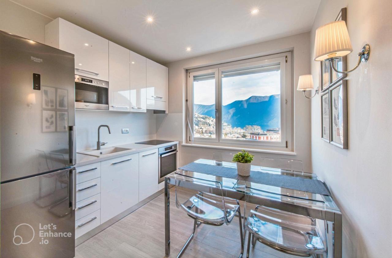 Lakeview Panorama Penthouse With Washer & Dryer Lugano Exterior foto